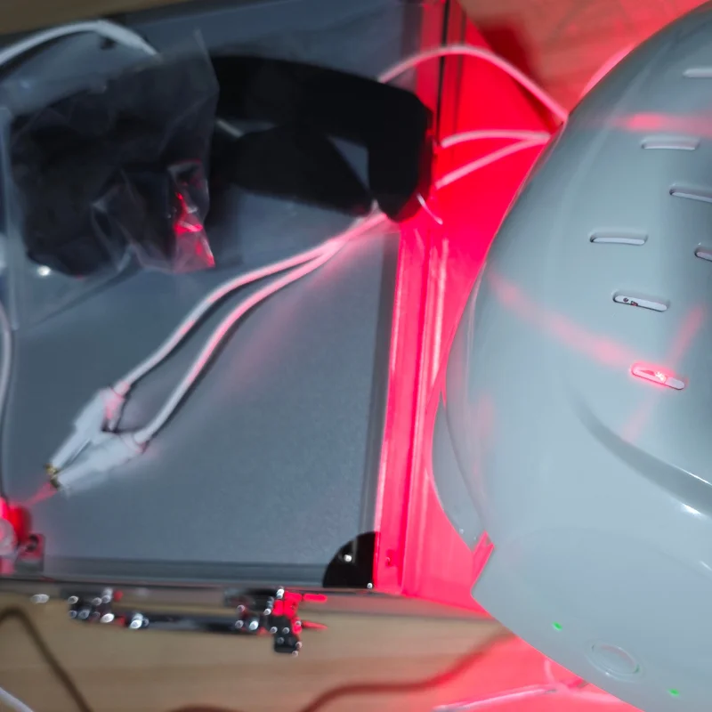 Professional 6750mW Painless Laser Helmet 650nm 660nm 300 Diodes LLLT Red Light Cap for Hair Regrowth Anti Hair Loss