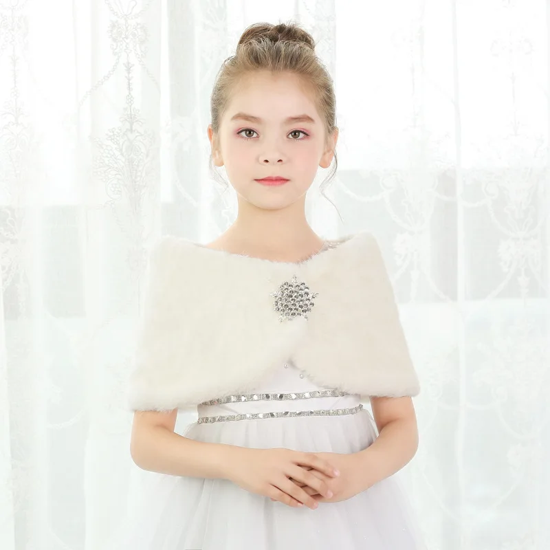 sachin and babi light blue dress Snowskite Women's Winter White Faux Fur Wrap Cape for Lace Wedding Dress at  Amazon Women's Clothing store main image 0