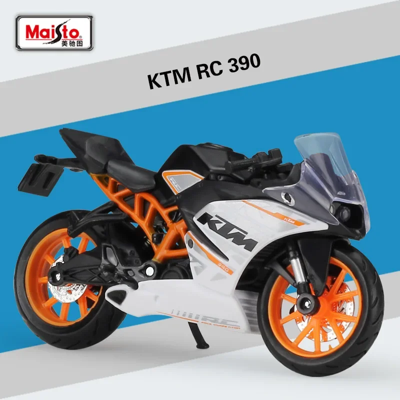 

Maisto 1:18 KTM RC 390 640DUKE II 450 SX-F Alloy Metal Motorcycle Road Racing Diecast Model B349