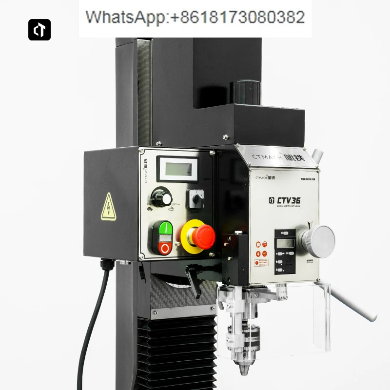 Fresatrice silenziosa per foratura e panca CTV36 a velocità continua per foratura da banco e piccola fresatrice