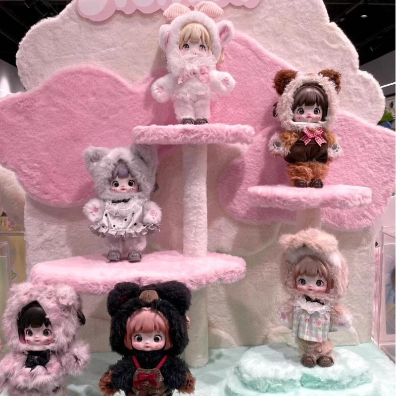 

Nommi Forest Kingdom Series Blind Box Cute Plush Hooded Articulated Doll Collectible Figurine Trendy Play Figure Gift For Girls