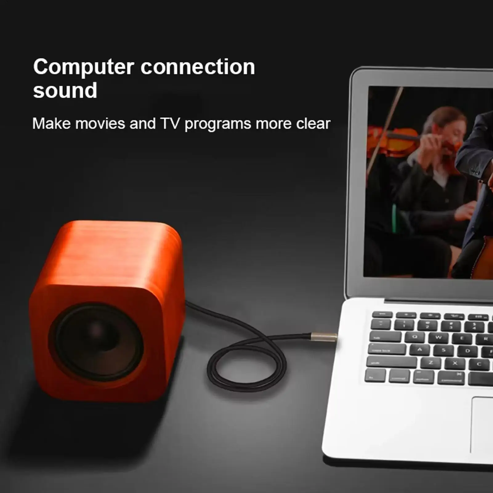 Audiokabel Man-vrouw Audiostekker Adapter Luidsprekerstekker Accessoires Veelzijdige lichtgewicht verlengkabel voor mobiele telefoons