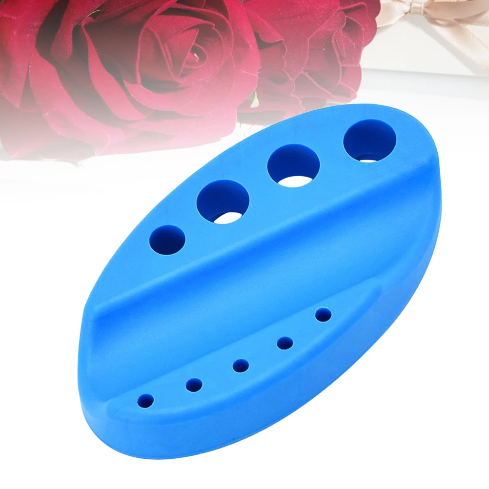 

1pc 9 Holes Silicone Pigment Cup Rack Ink Holder Stand For Tattoo Eyebrow Lip Durable Portable Professional