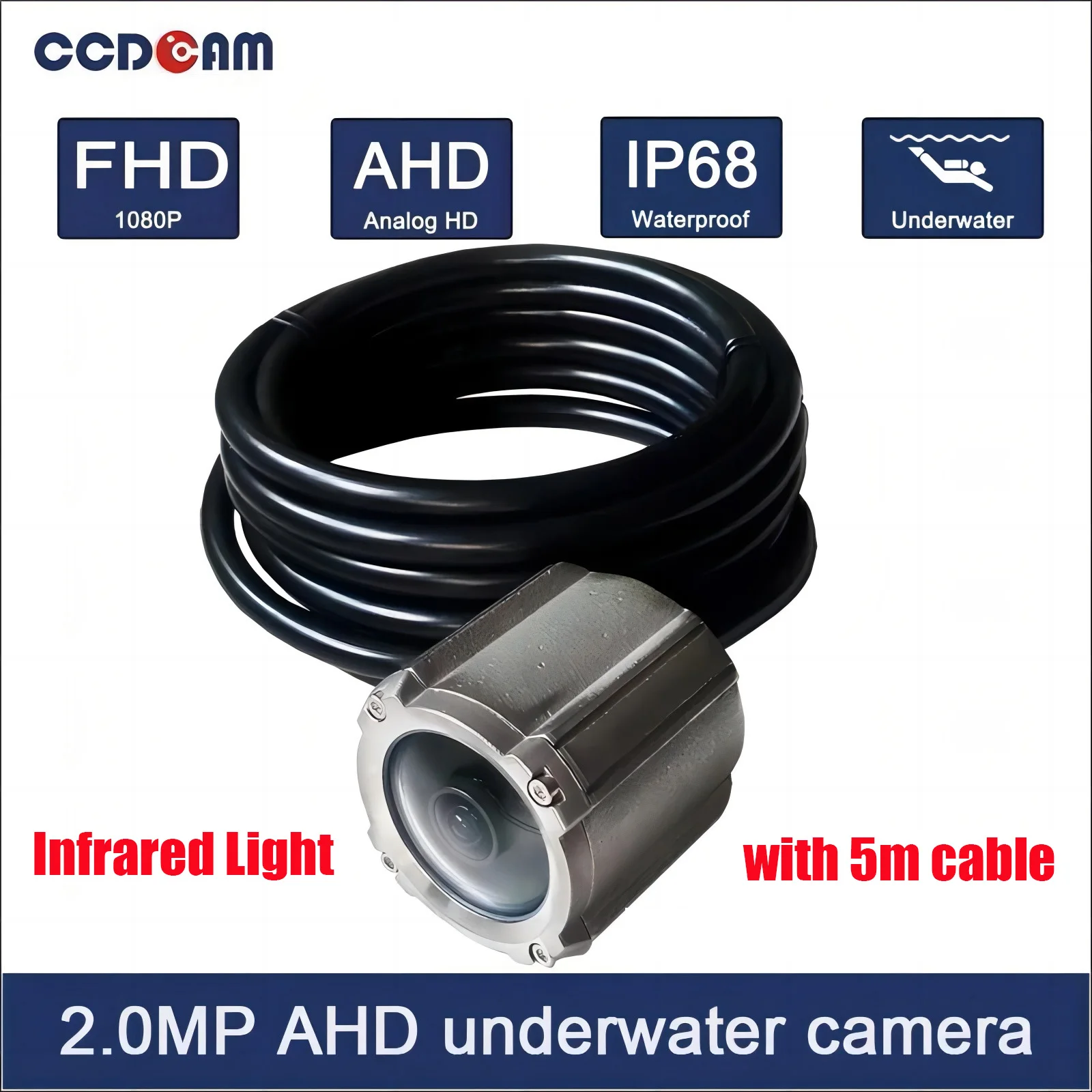 

EC-IP3856WI Professional 2mp Underwater IP Infrared Camera For Shrimp Feeding In Seawater Optional Lens 2.1mm 3.6mm 4.2mm