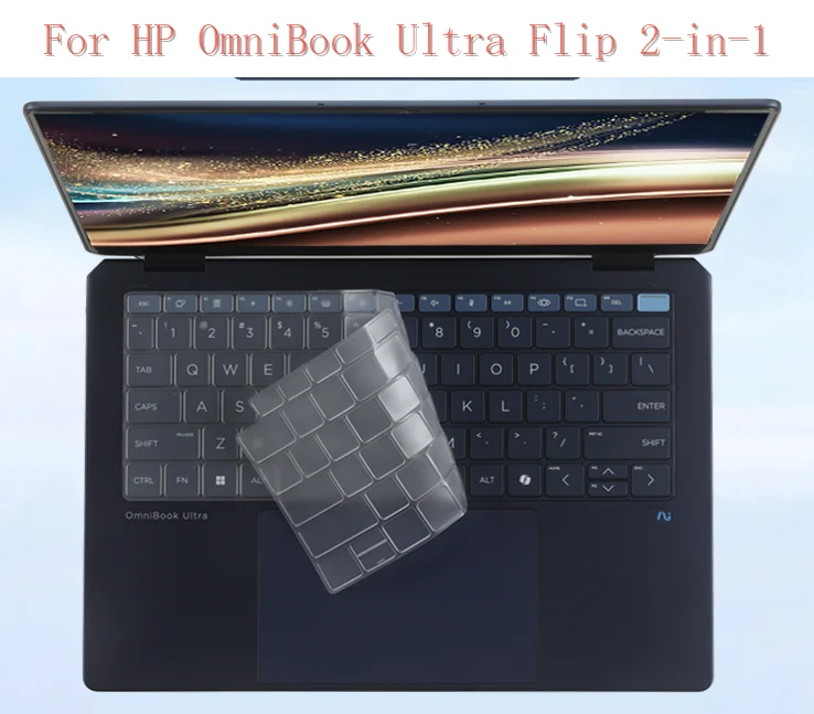 TPU Keyboard Cover Protector For HP OmniBook Ultra Flip 2-in-1 14t-fh000 14-fh Series 14-fh0013dx 14-fh0002ne fh0021TU AI 2025