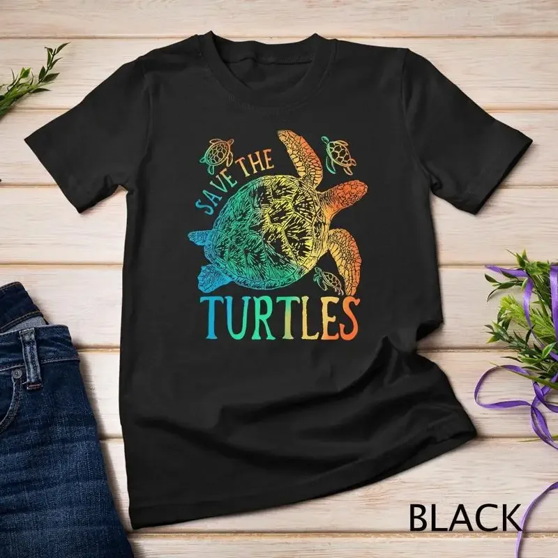 Tie Dye Sea Turtle save the turtles women men and kids Unisex T shirt