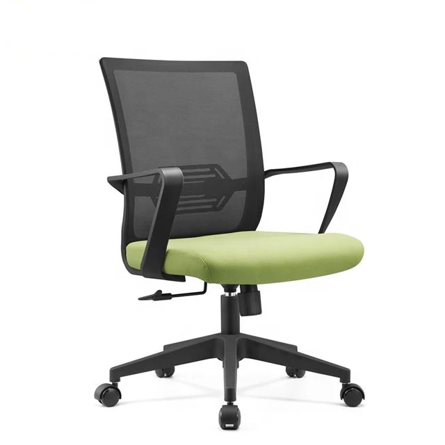 Steel Reading Chair with Computer Chair With Chrome Metal Arms Green Chair