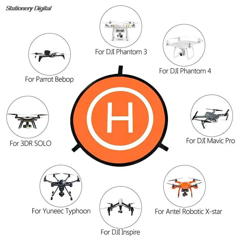 1pc Drone Quadcopters Accessories Universal 55cm Foldable Landing Pads For DJI 40/50/60cm