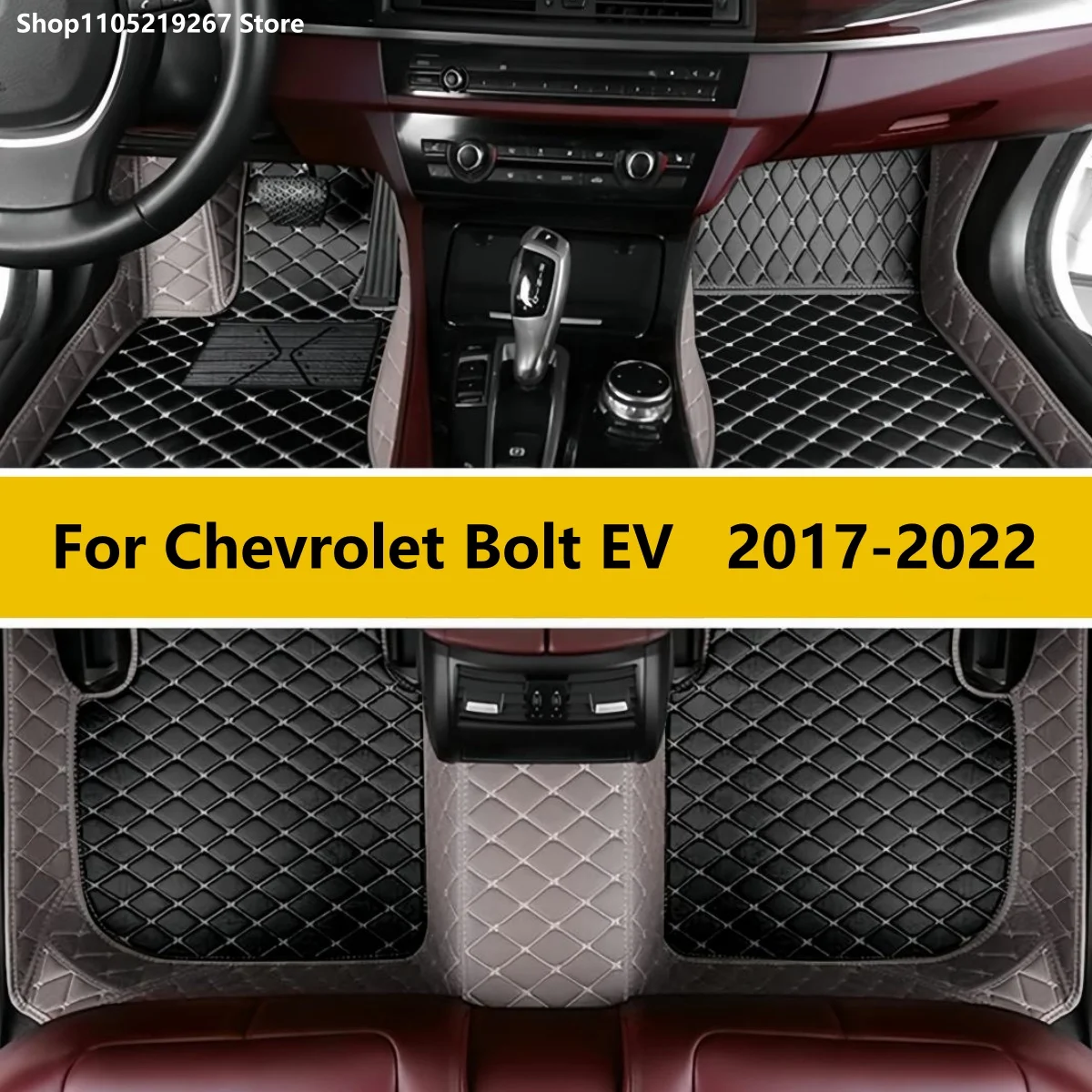 

Custom Car Floor Mats For Chevrolet Bolt EV 2017 2018 2019 2020 2021 2022 Auto Accessories Pads Car Foot Carpet
