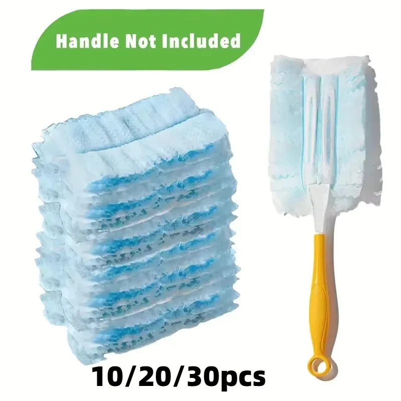 10/20/30Pcs Duster Refills,Swiffer Electrostatic Multi Surface Cleaning Replacement Heads for Home Furniture Blinds Fans