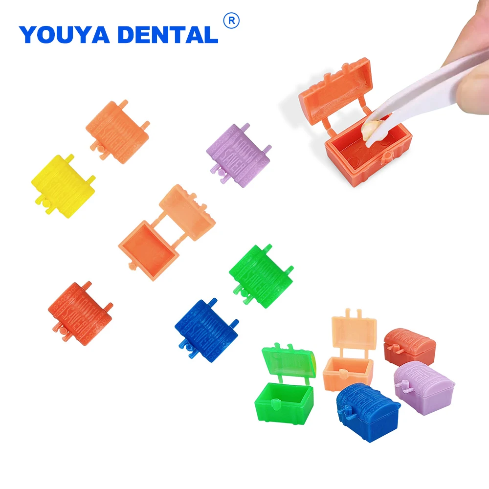 Colorful Baby Kids Tooth Mini Storage Box Teeth Saver Collection Organizer Holder For Boy Girl Gift Tooth Container