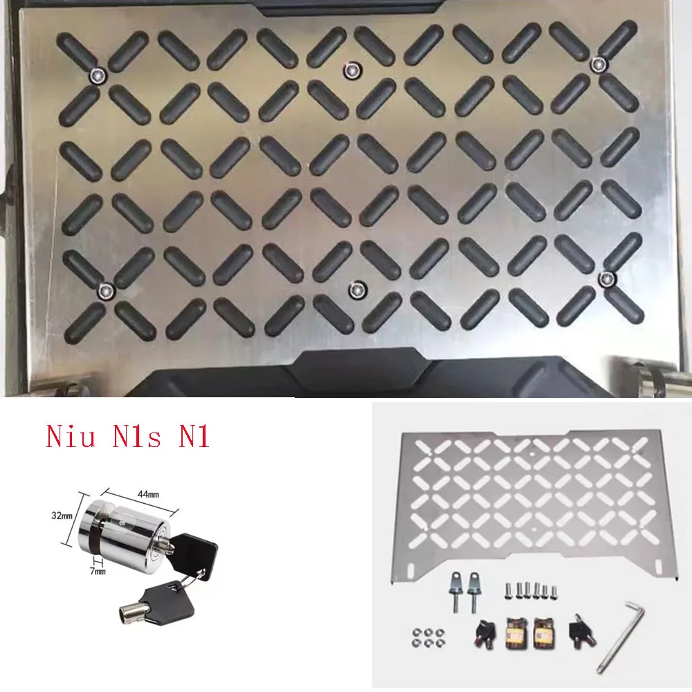 

New Battery Compartment Anti-Theft Lock New Fit Niu N1s N1 Pedal Battery Lock Plate For Niu N1 N1s Modification Accessories