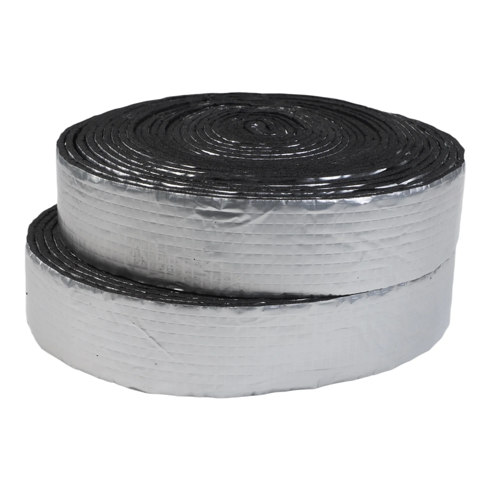 2 Inch Thick For Pipe Insulation Wrap Tape 32.8FT Rubber Plastic Foam With Aluminum Foil For Outdoor Water Pipe Freeze For