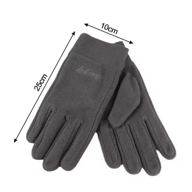 Winter Thick Warm Gloves for Men and Women All Finger Cold Windproof Outdoor Running Skiing Cycling Finger Gloves Accessories