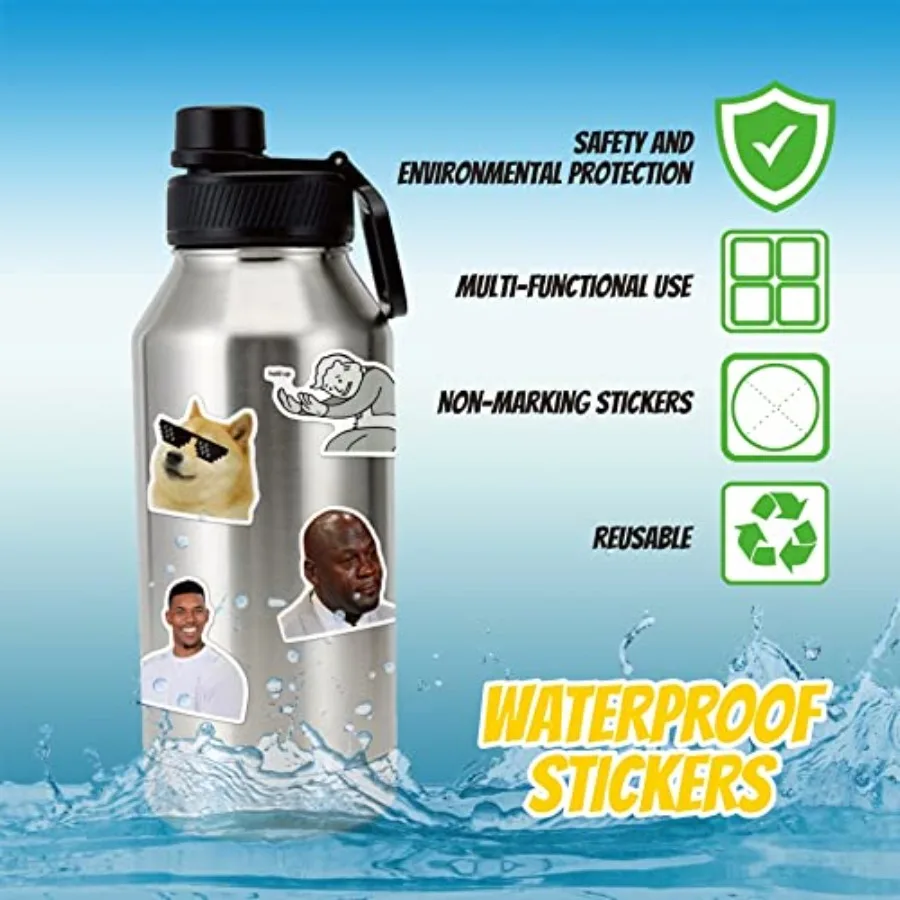 306pcs Funny Meme Vinyl Stickers Pack Large Bulk Sticker for Laptop Phone Water Bottles Computer Cars Bumper Accessories DIY De