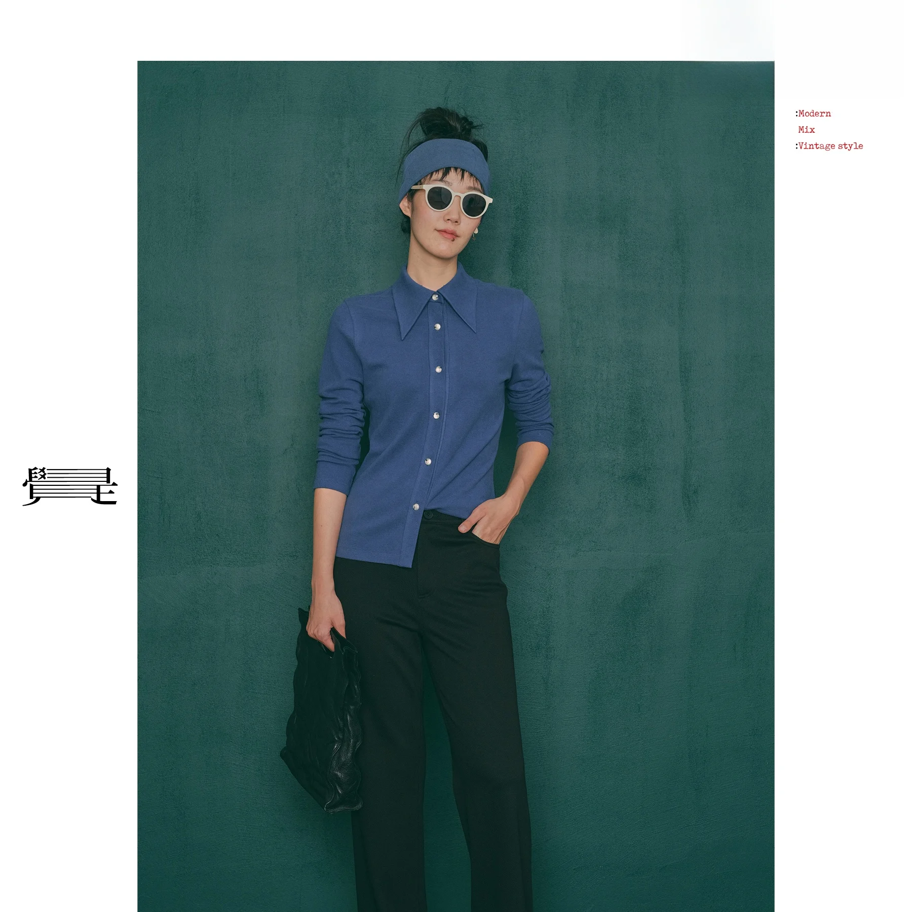 

Синяя вязаная эластичная кофта Jie i Original French Sle Slim Fit с длинными рукавами, теплая, толстая, женская, однотонная