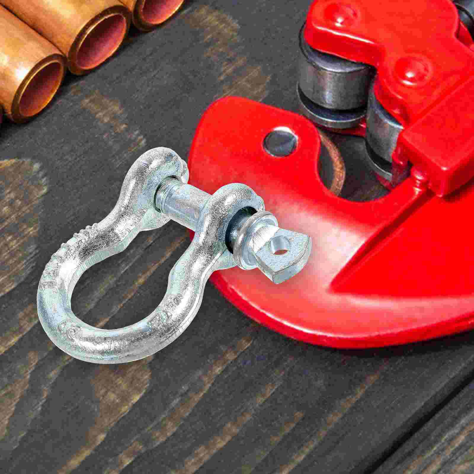 2 peças âncora americana fivela em forma de u manilhas de anel resistentes adesivo de 5/16 polegadas