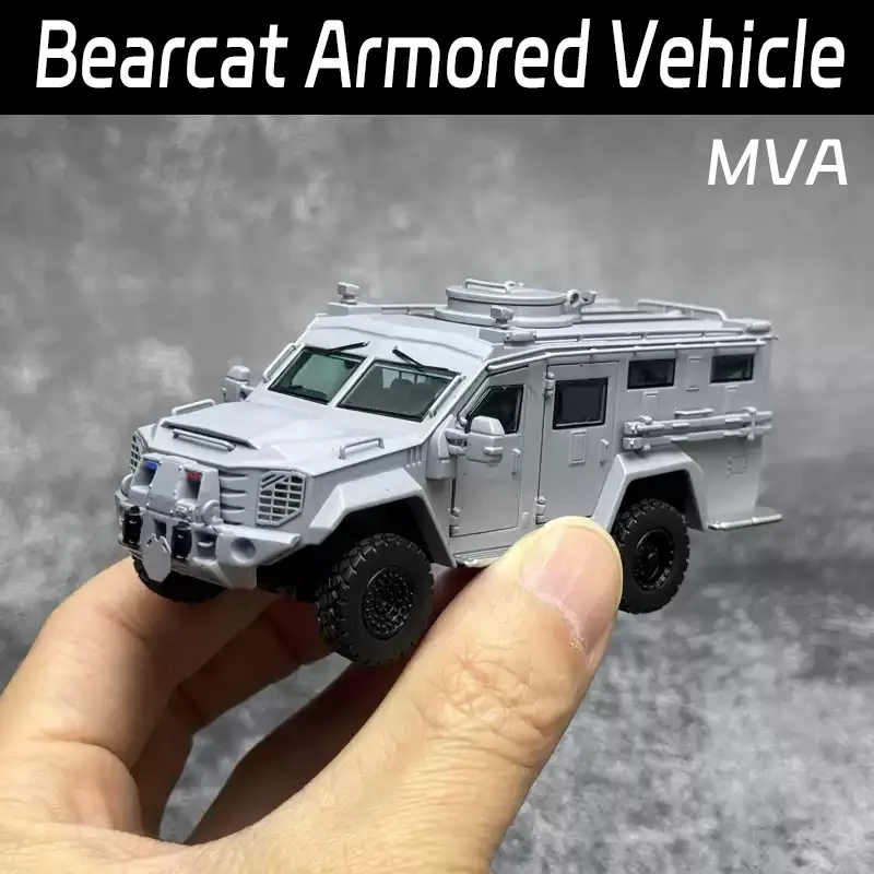 Бронированная машина MVA 1/64 Bearcat, полностью открывающаяся, новая, в наличии, коллекционное издание, литая под давлением, из сплава, игрушечная машинка, праздничный подарок