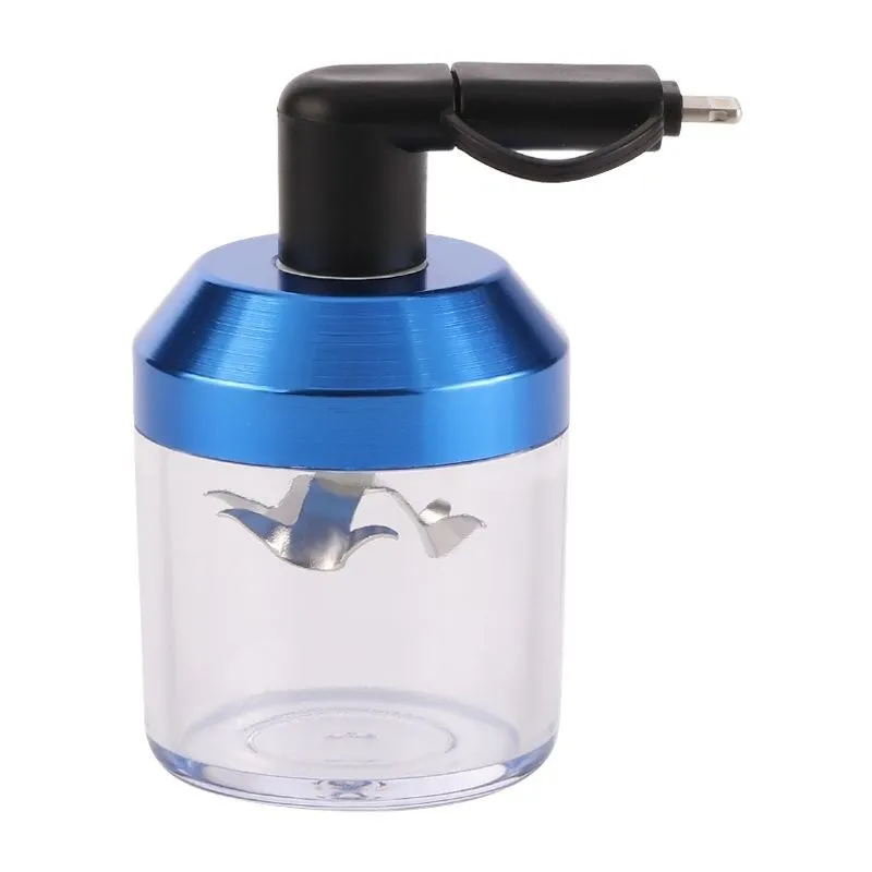 1PC Electric USB Torch Shape Grinder Crusher Crank Leaf Cigarette Manual Hand Spice Pepper Miller Cutter