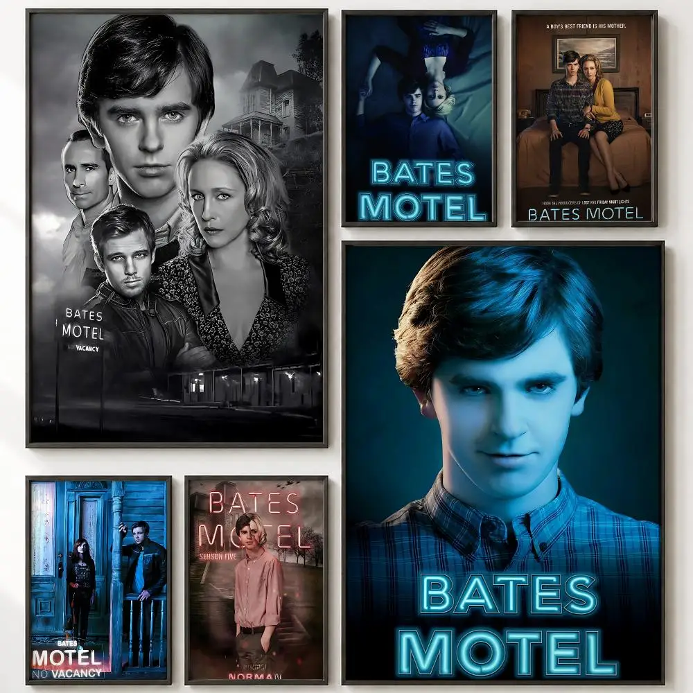 TV Bates Motel Poster HD poster wall art self-stick no-residue for home cafe office great gift