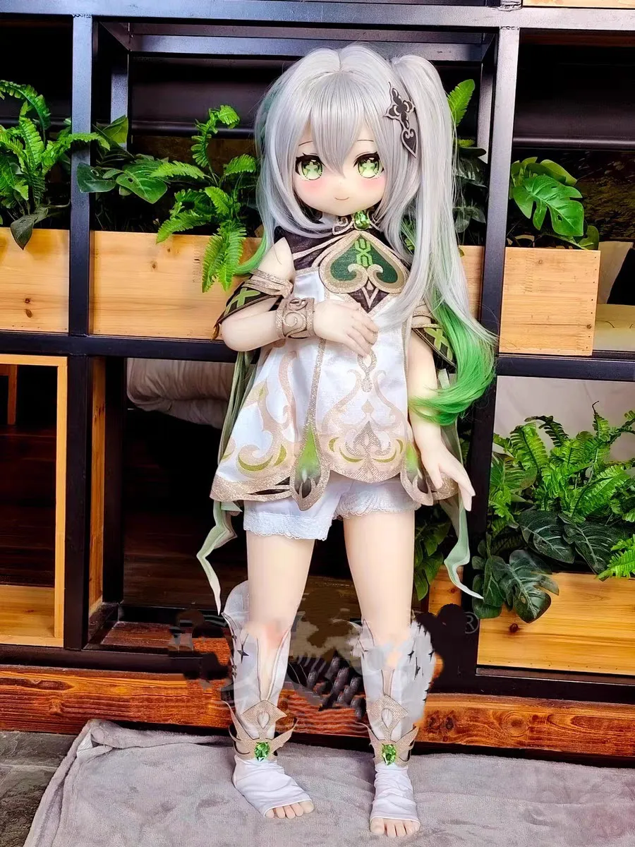 

85 см двухмерная анимационная силиконовая кукла для всего тела Genshin со скелетом, сиконовые фигурки с одинаковым нарядом