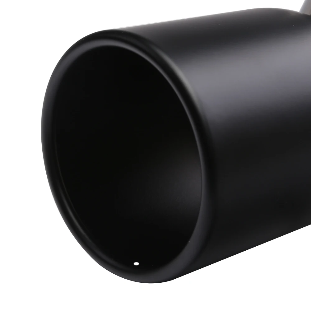 RVS Uitlaat Tip 63mm/3.5 "89mm Verstelbare Universele Fit voor Auto SUV Enkele Rolrand Uitlaatpijp Tip met Bolt-On