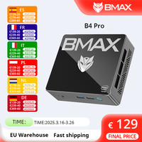 BMAX B4 Pro Mini PC Windows11 PC Intel N97 16GB DDR4 512GB SSD 2*HDMI Supports 4K@60Hz 1.2GHz Intel UHD Graphics