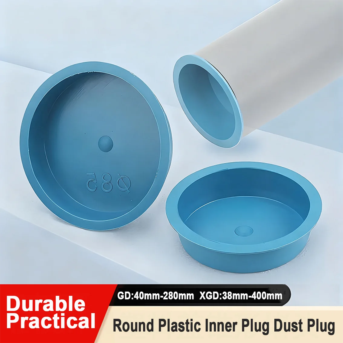 1Pcs Round Steel Pipe Plastic Pipe Cap Dust Proof For Hydraulic Pipe Joints Transition Joints Oil Cylinders Valves Flanges Etc