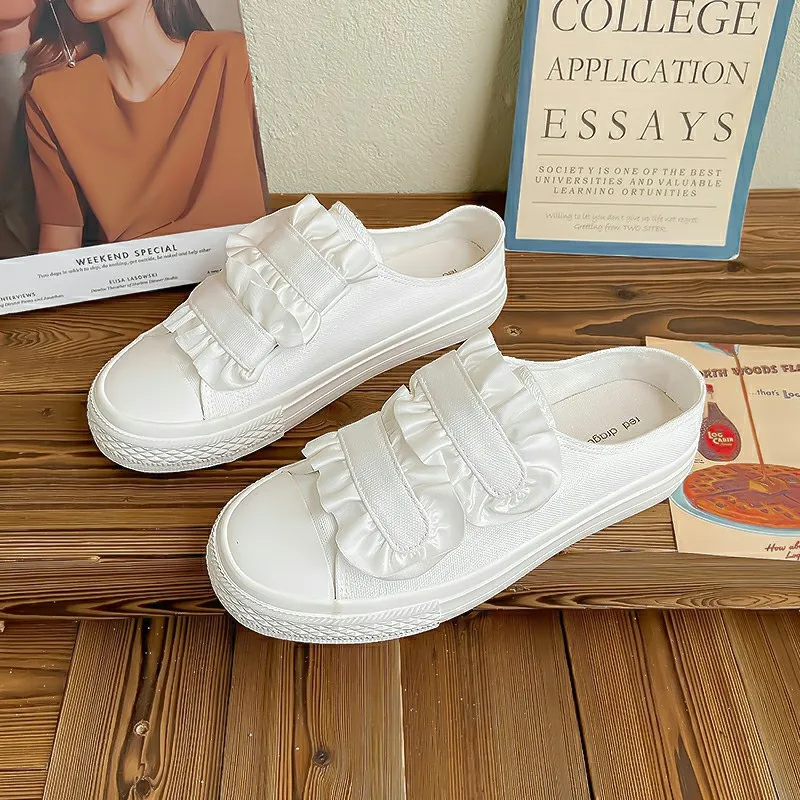 Comemore Women Casual Platform PU Leather Casual Sweet White Shoe Sneakers Woman Comfortable Fashion Zapatos 2024 Ladies Shoes