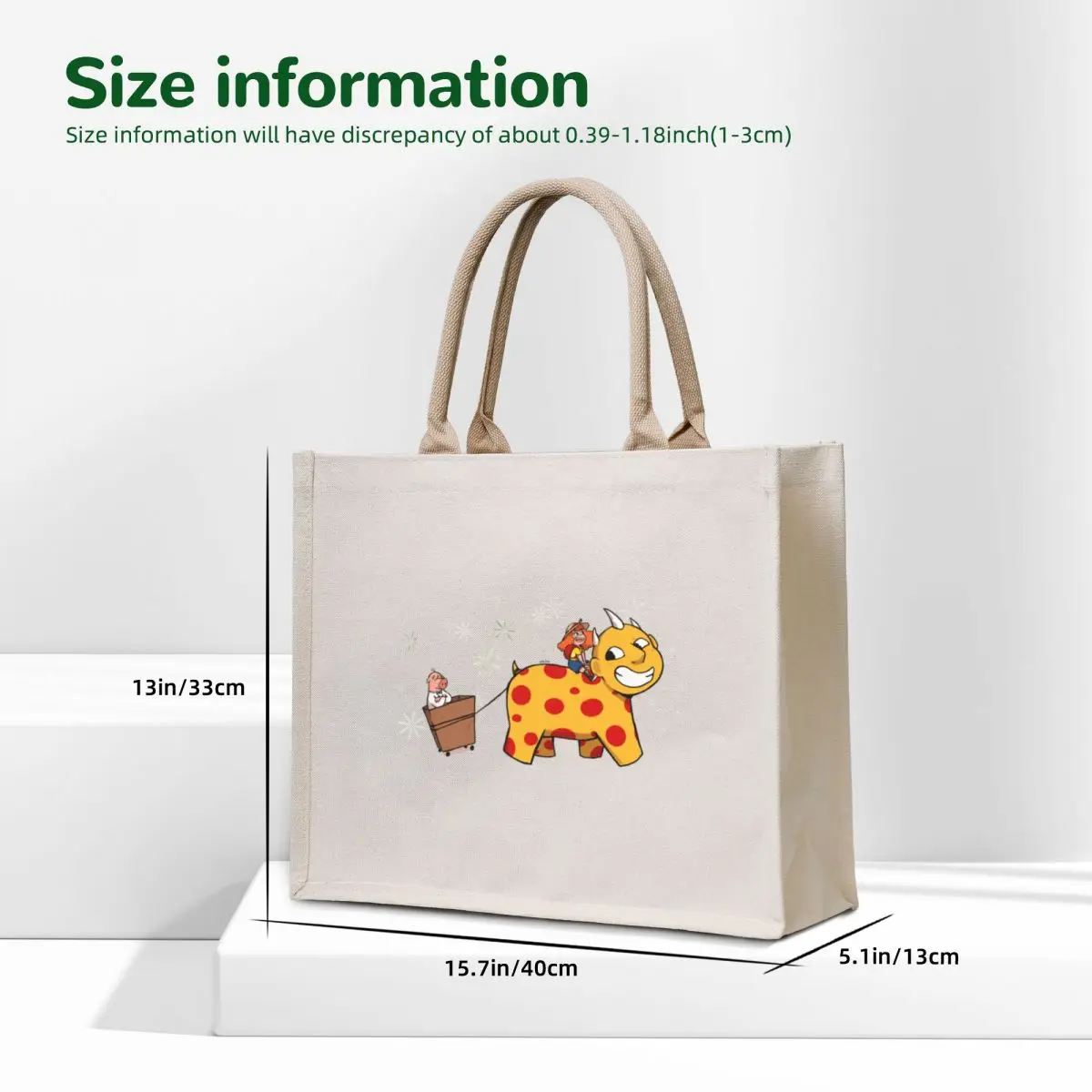 Maggie and the Beast on the go! Tote Bag eco bag folding Large bags for women university shopper bag