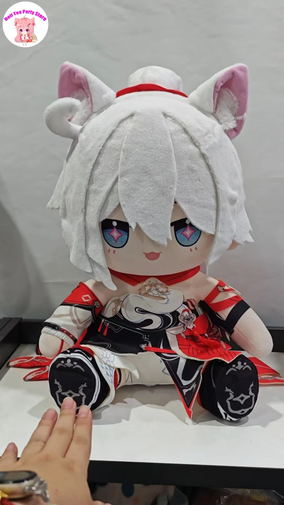 

40CM Anime Honkai Impact 3 Kiana Kaslana Plush Stuffed Figures Doll Dress Up Plushie Toys Cotton Body With Clothes Pillow Gift