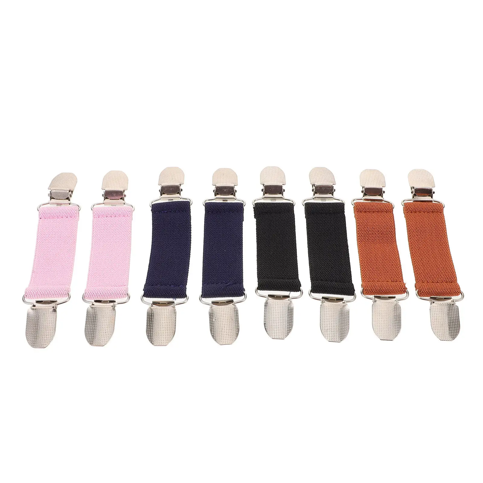 

8Pcs Kids Glove Anti-Slip Straps Elastic Mitten Clips Strong Metal Clamp Winter Hat Holders Secure Outdoor Play
