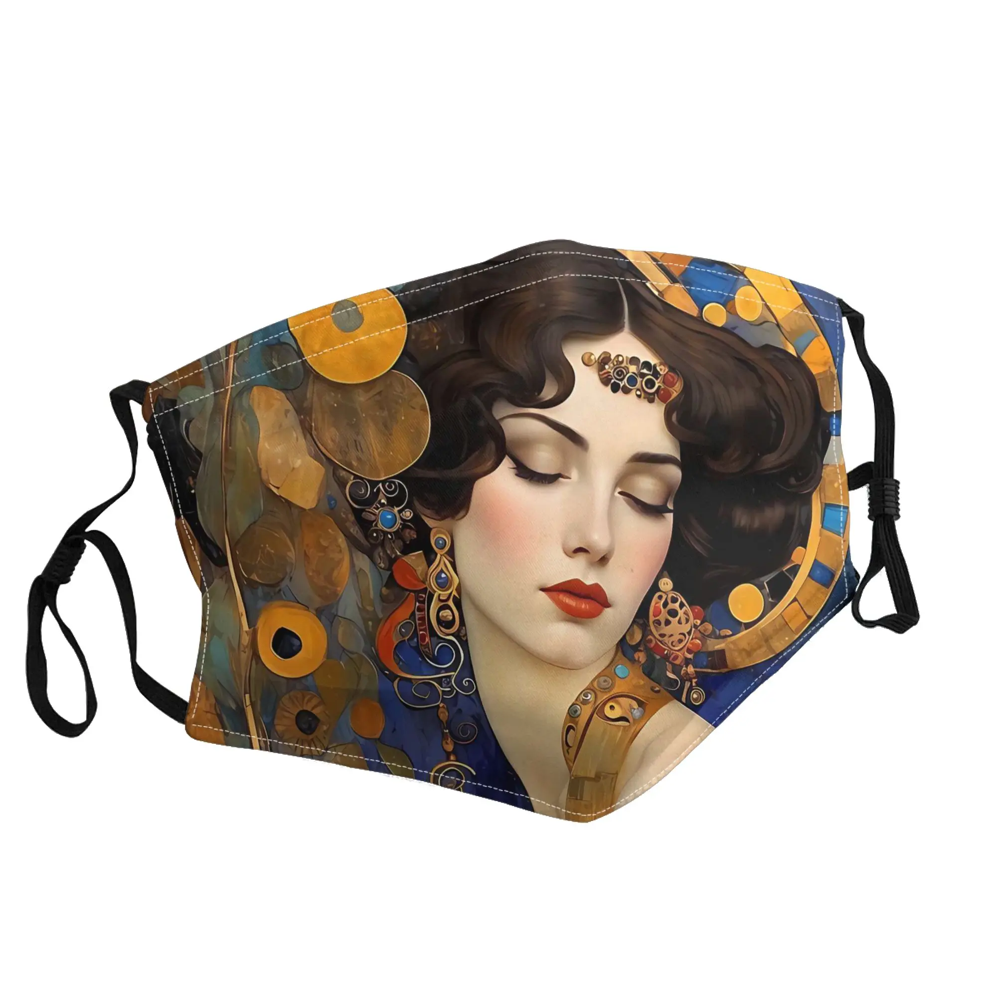 

Маска с рисунком Густава Климта, унисекс, для улицы, модная, с принтом