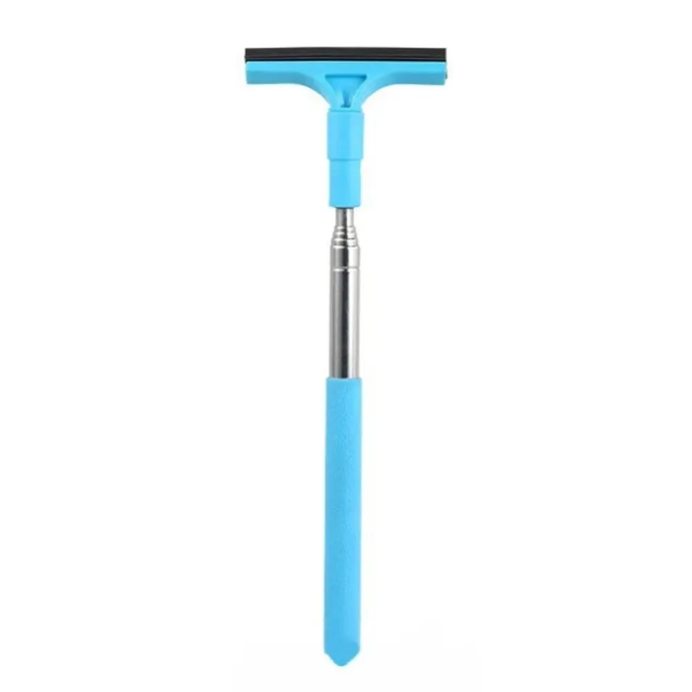 Telescopic Handle Rearview Mirror Wiper Multi-use Squeegee Retractable Design Window Glass Cleaner Lightweight Auto Accessories