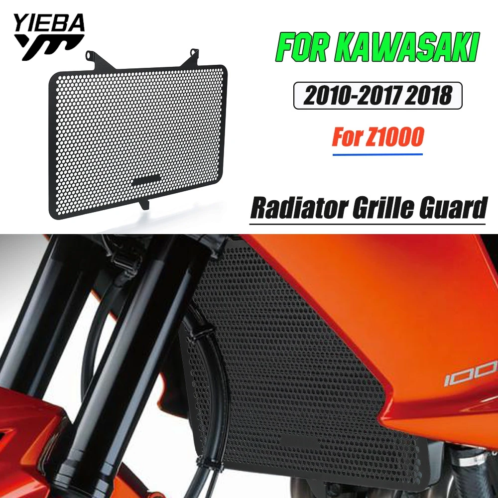 

Motocycle Radiator Grille Cover Water Tank Guard Protection Accessories For Kawasaki Z1000 2010 - 2013 2014 2015 2016 2017 2018