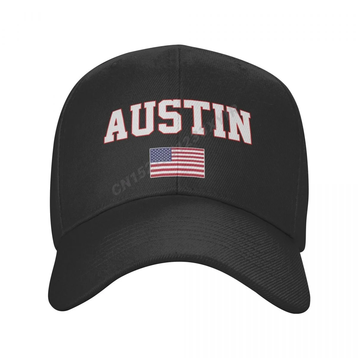 Baseball Cap Austin America Flag USA United States City Wild Sun Shade Peaked Adjustable Outdoor Caps