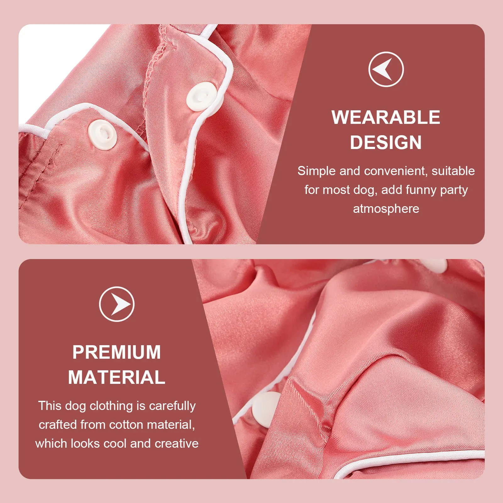 

Cotton Dog Pajamas Small Dog Clothes Baby Pet Costume Comfortable Indoor Wear Stylish Party Outfit Easy Dress Up