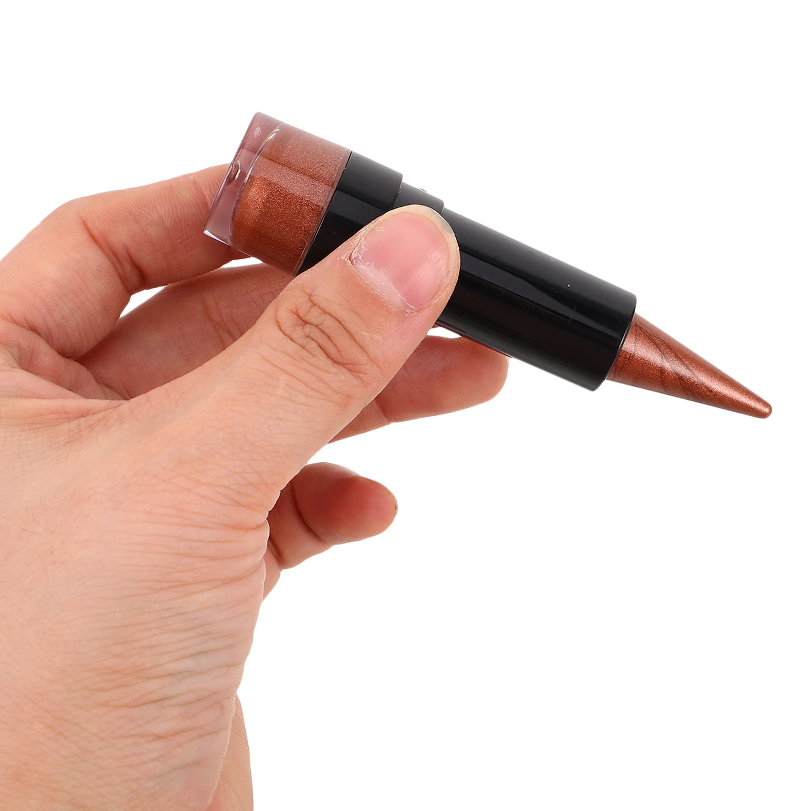 Versatile penna per rossetto glitterato per labbra e occhi Finitura luccicante a prova di sbavature adatta a tutti i toni della pelle Strumento per il trucco portatile