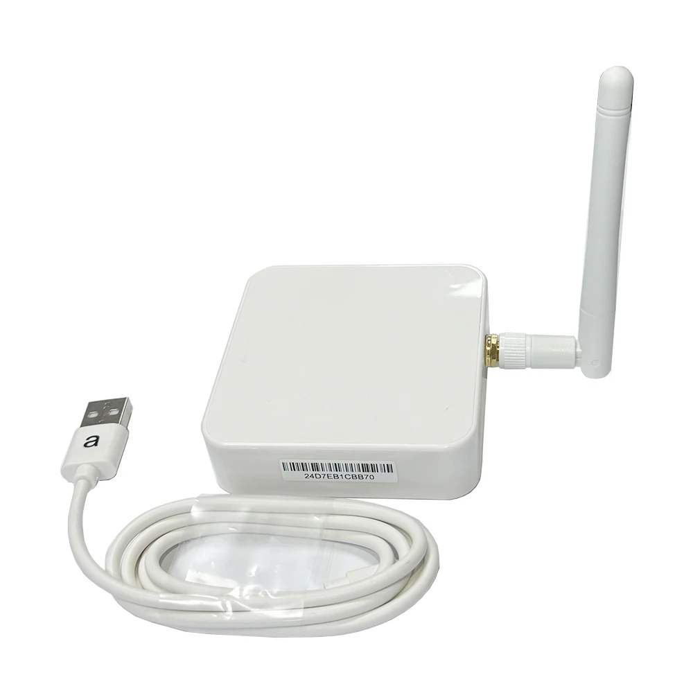 White Ble Gateway iBeacon ble to network Bridge support  Ethernet and WiFi connection