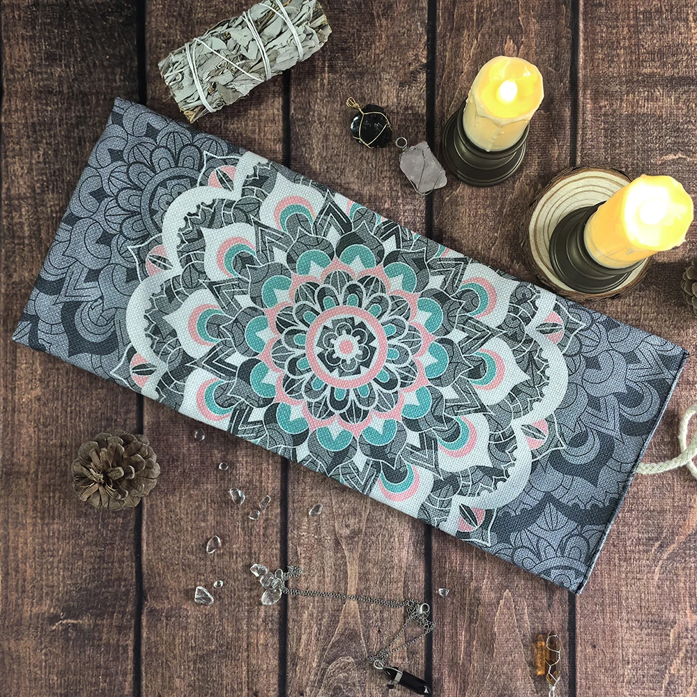 Богемная Мандала, сумка для хранения Таро, карты Таро, алтарная ткань, прочный тканевый органайзер для колдовства, астрологии, инструменты для гадания