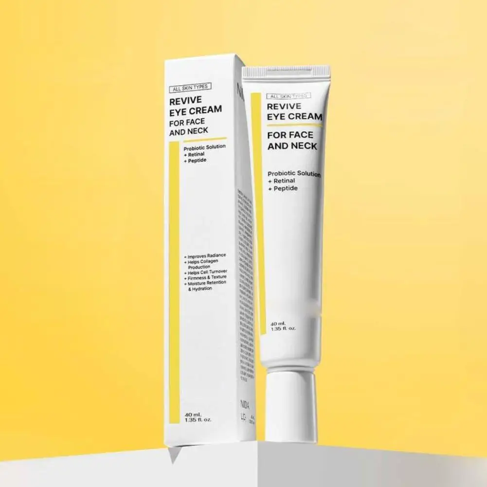 NIDA Retinol Eye Cream Peptide & Anti-Wrinkle Revitalizing Eye Treatment  Firms & Reduces Lines  For Under Ey