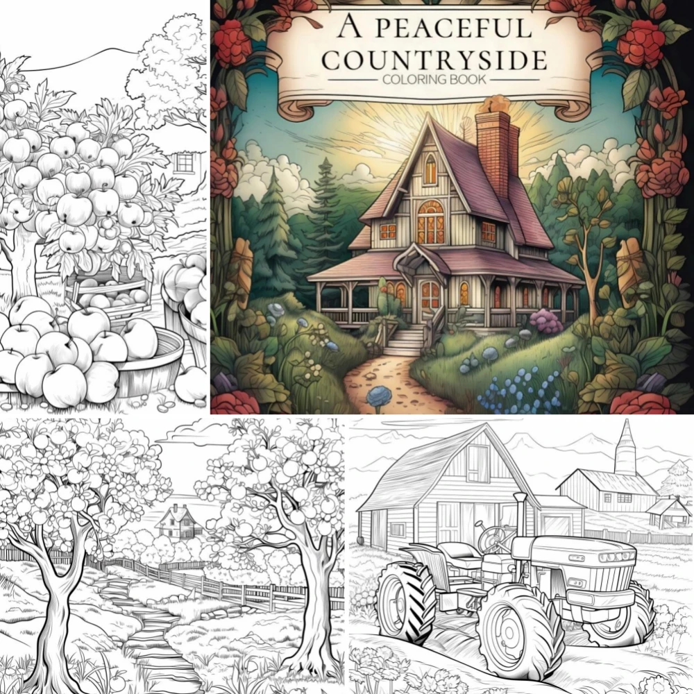 1pc Art Coloring Book 22 Page Coloring Books Gift For Birthday Party Relieve Stress Kill Time Graffiti Painting Drawing Art Book