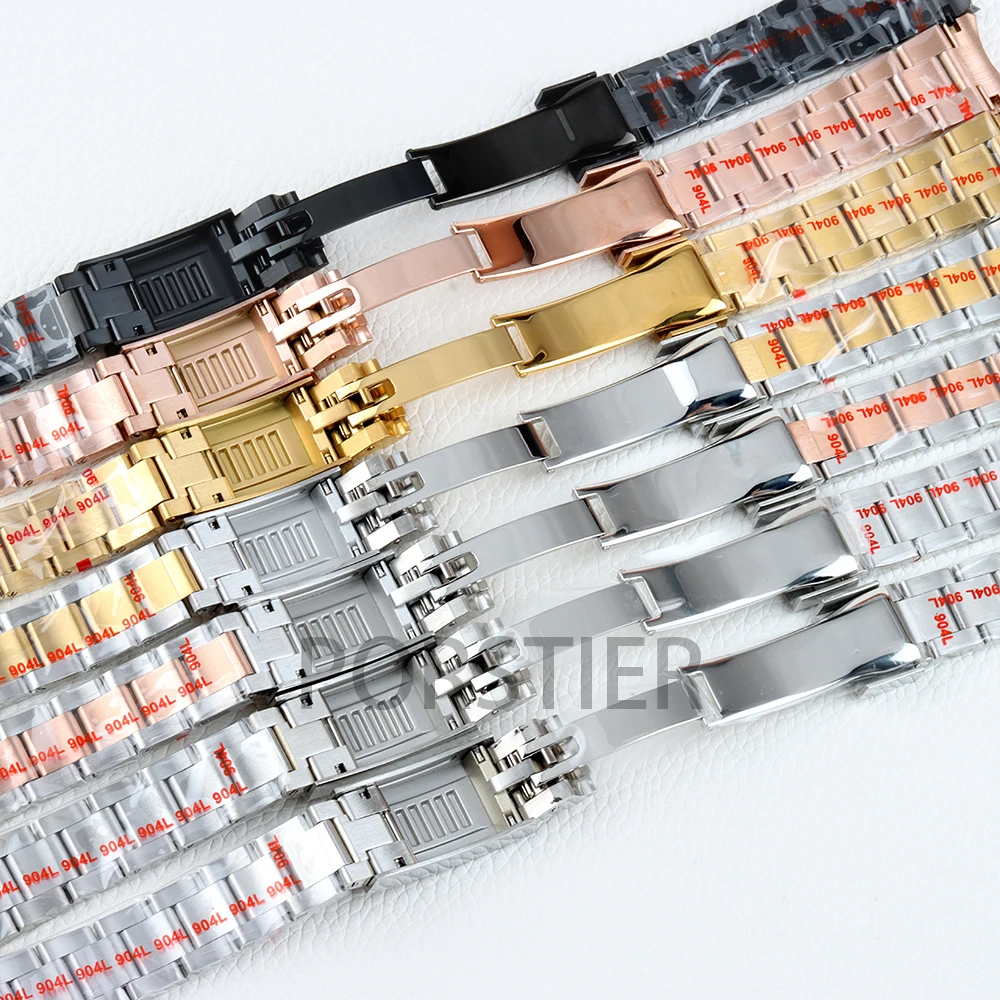 20mm Width Oyster Watch Strap Stainless steel Jubilee Bracelet Slide Buckle for SUB GMT Yacht EXP NH35 Watch Case High Quality - Image 2