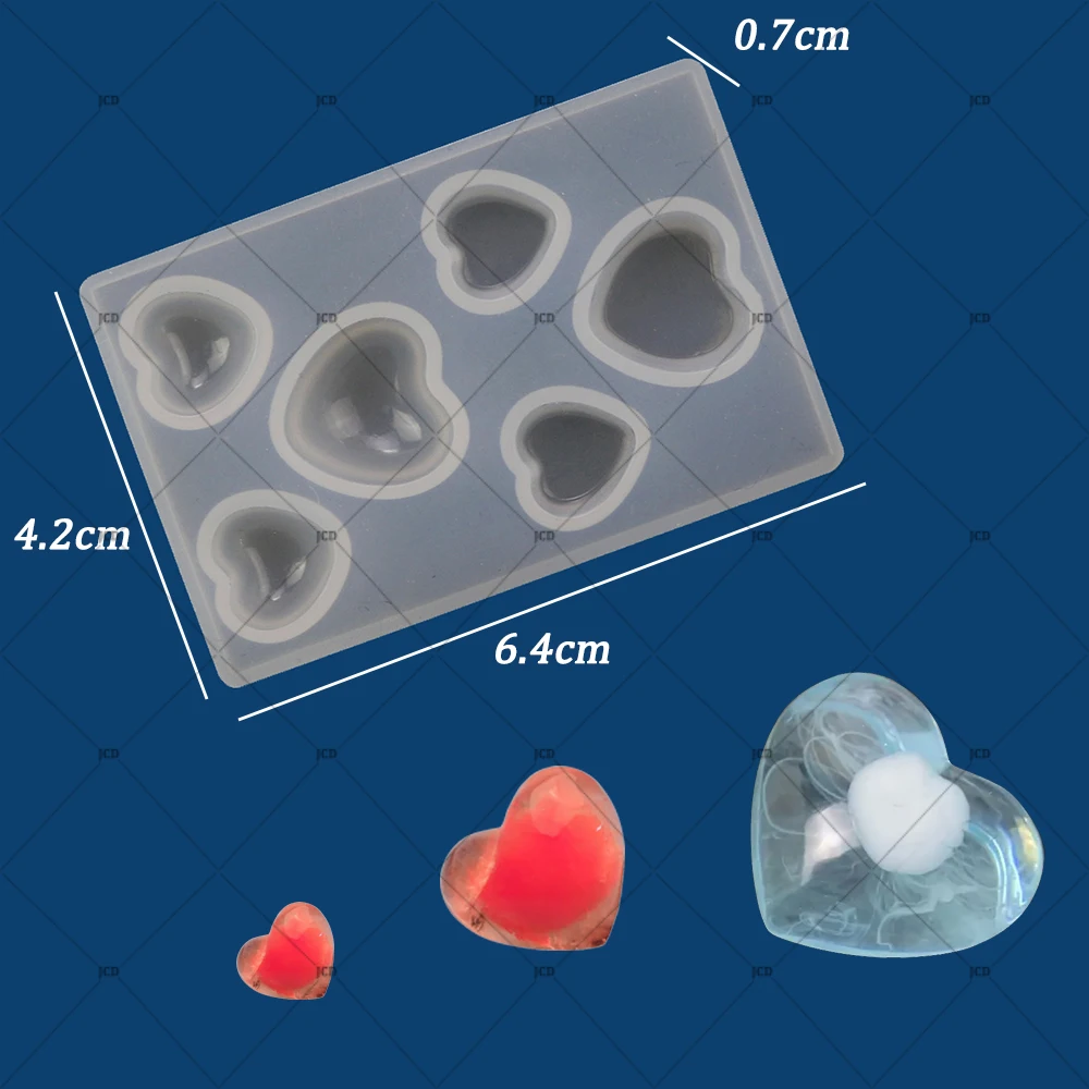 1PCS Resin Silicone Cat Paw Bear Paw Moon Star Heart Love Liquid Mold DIY Resin Pendant Necklace Pendant