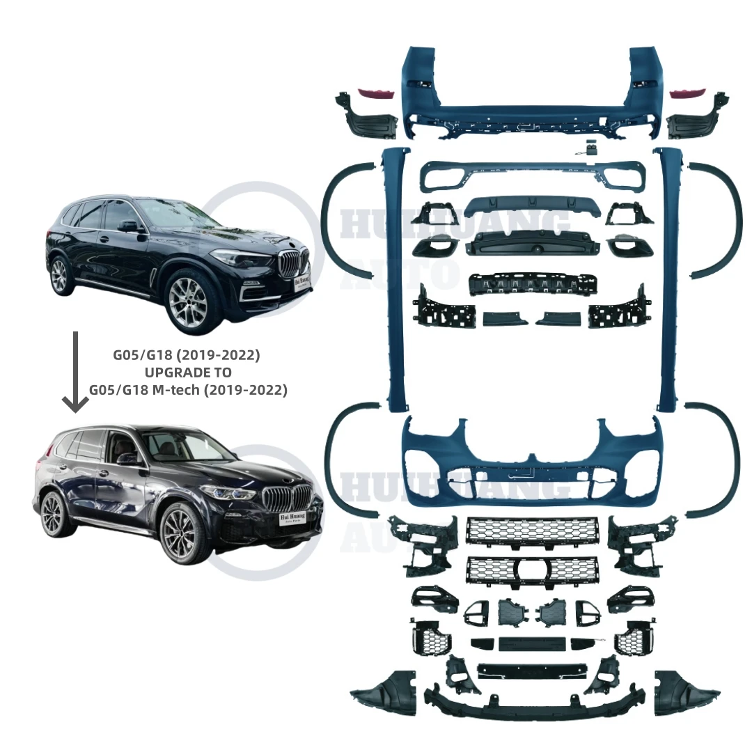 High Quality Automotive Body Kit for  X5 G05 2019-2022 Change to X5 M-TECH Style Bodykit Include Bumper Grille Wheel Arch