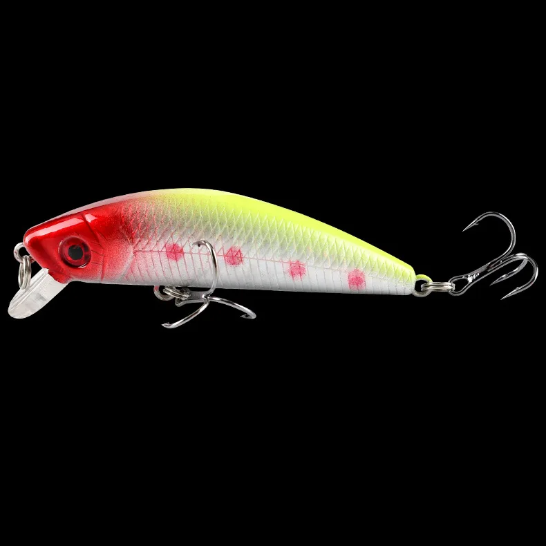 10 قطعة طعوم صيد أسماك البلمة العائمة طعوم بلاستيكية صلبة طعوم صيد سمك الشبوط المتذبذب أدوات صناعية #5