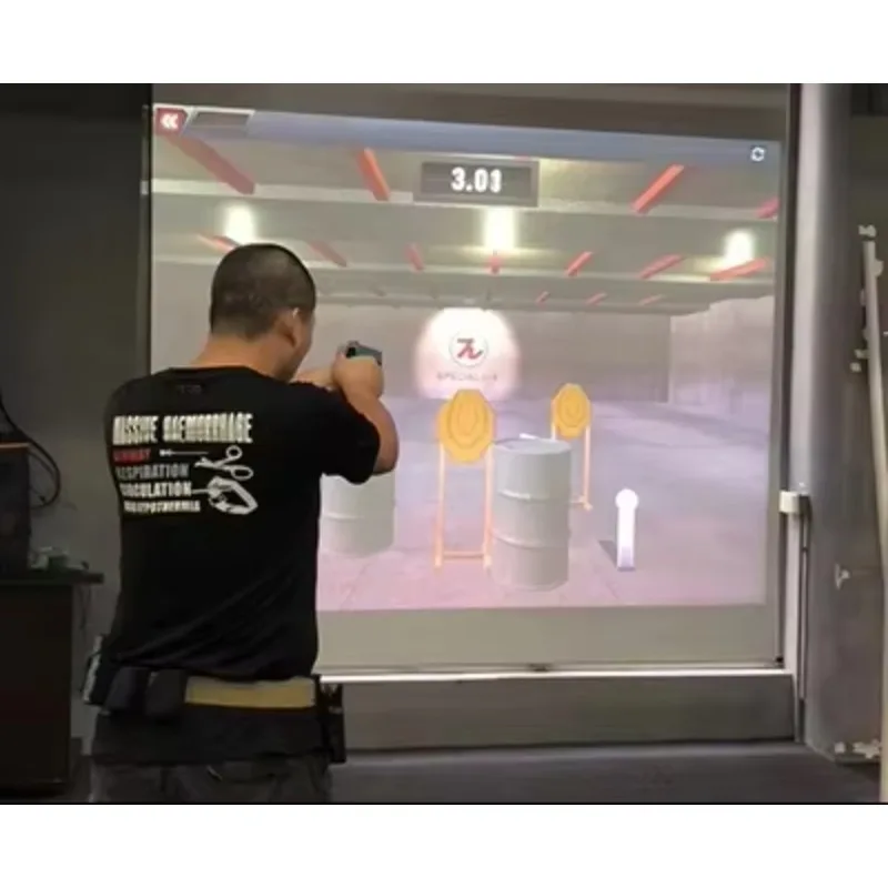 Indoor VR Gun Shooting Game Machine, Realistic VR Gun For Adults, Virtual Reality Shooting Game Equipment