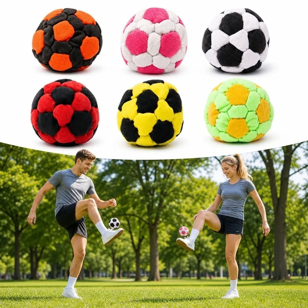 Sports Football Shape Soft Juggling Balls Stress Relief 6cm Beginner Juggling Ball Relaxed Sphere Outdoor Kick Balls