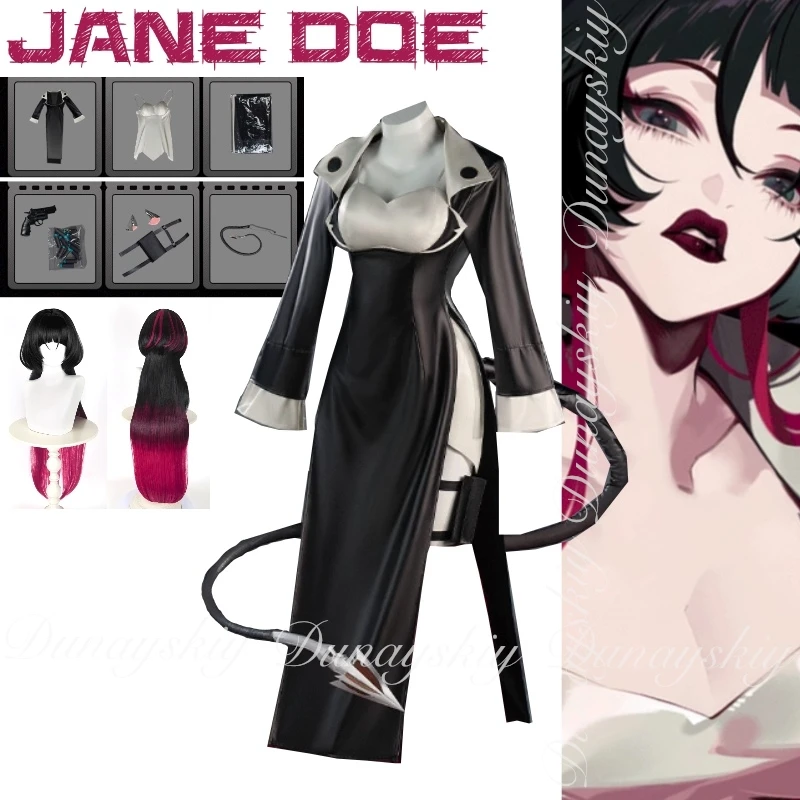 

Zenless Zone Zero Game Jane Doe Cosplay S-class Character With Abnormal Physical Attributes Undercover Outfit Costume All Of Set