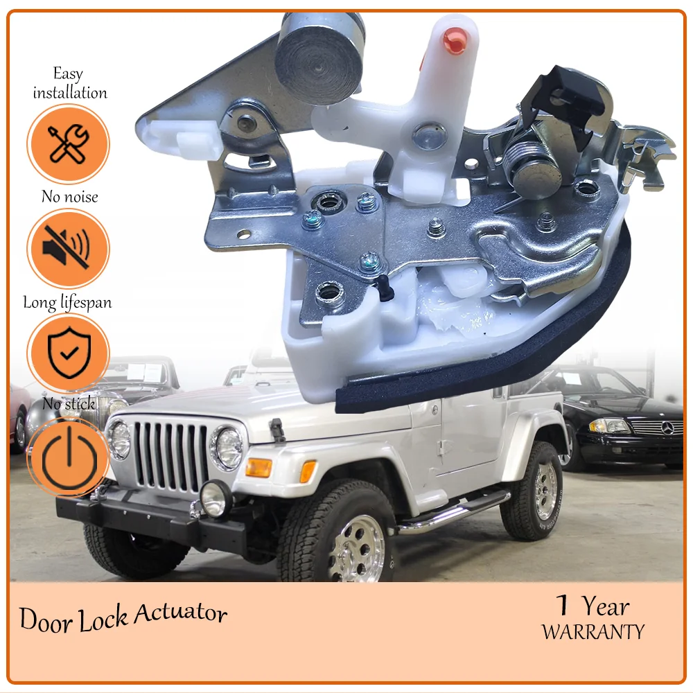 

Front Left Right Door Lock Motor Actuator,fits Jeep Wrangler TJ 2003-2006 2.4L 4.0L, Dual Side Latch oem 55075991AJ,55075990AJ